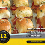 Mini Halftime Hawaiian Roll Sandwiches