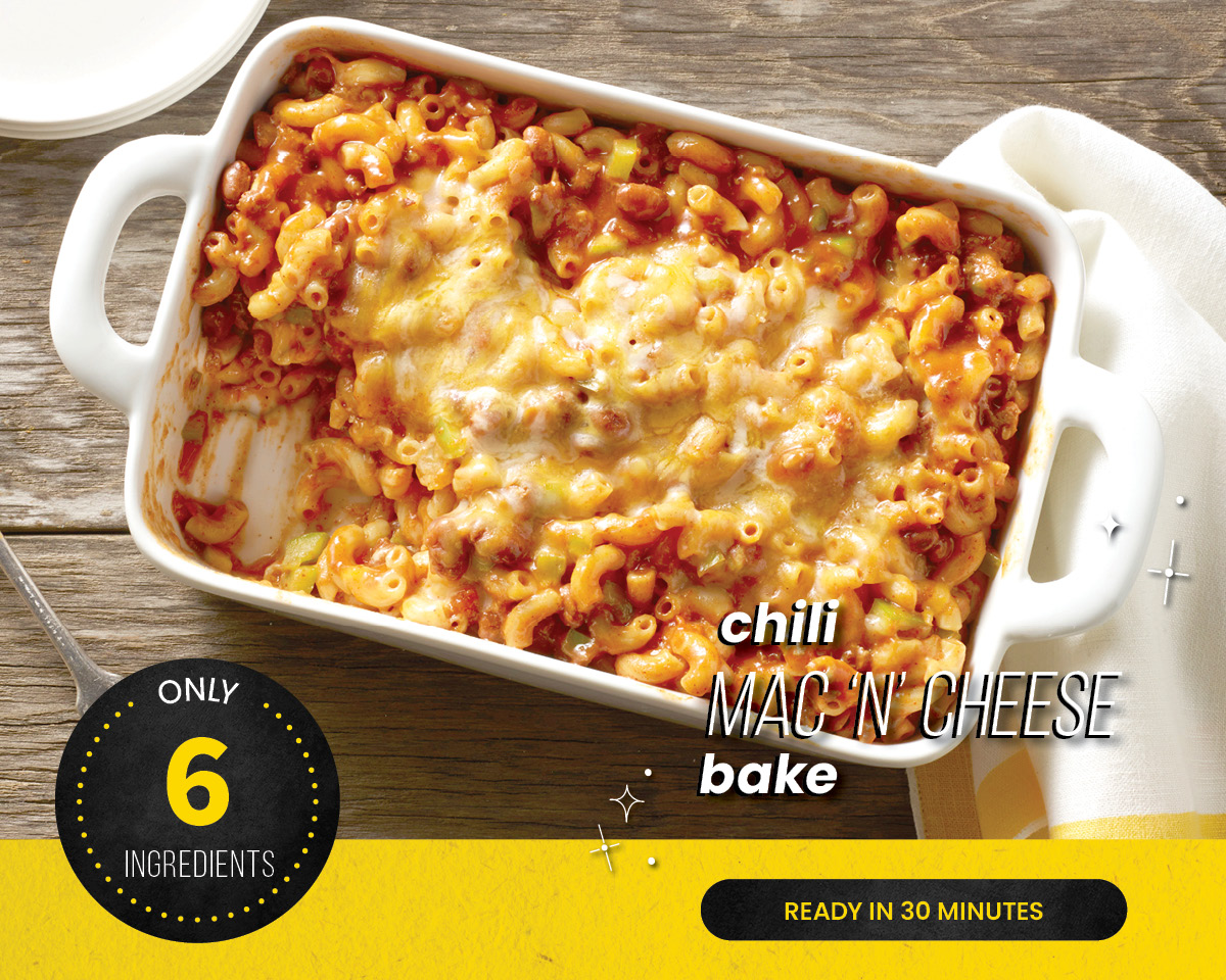 Hormel Chili Mac n Cheese Bake