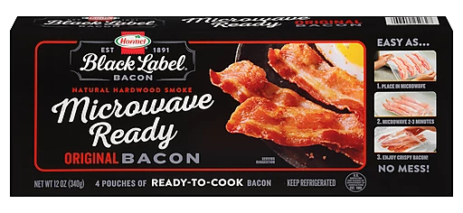 Hormel Black Label Microwave Ready Bacon