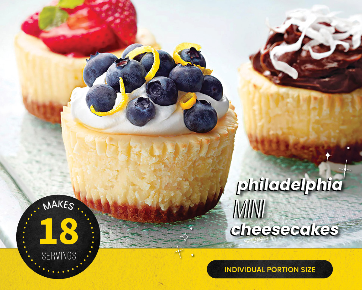 Philadelphia Mini Cheesecakes