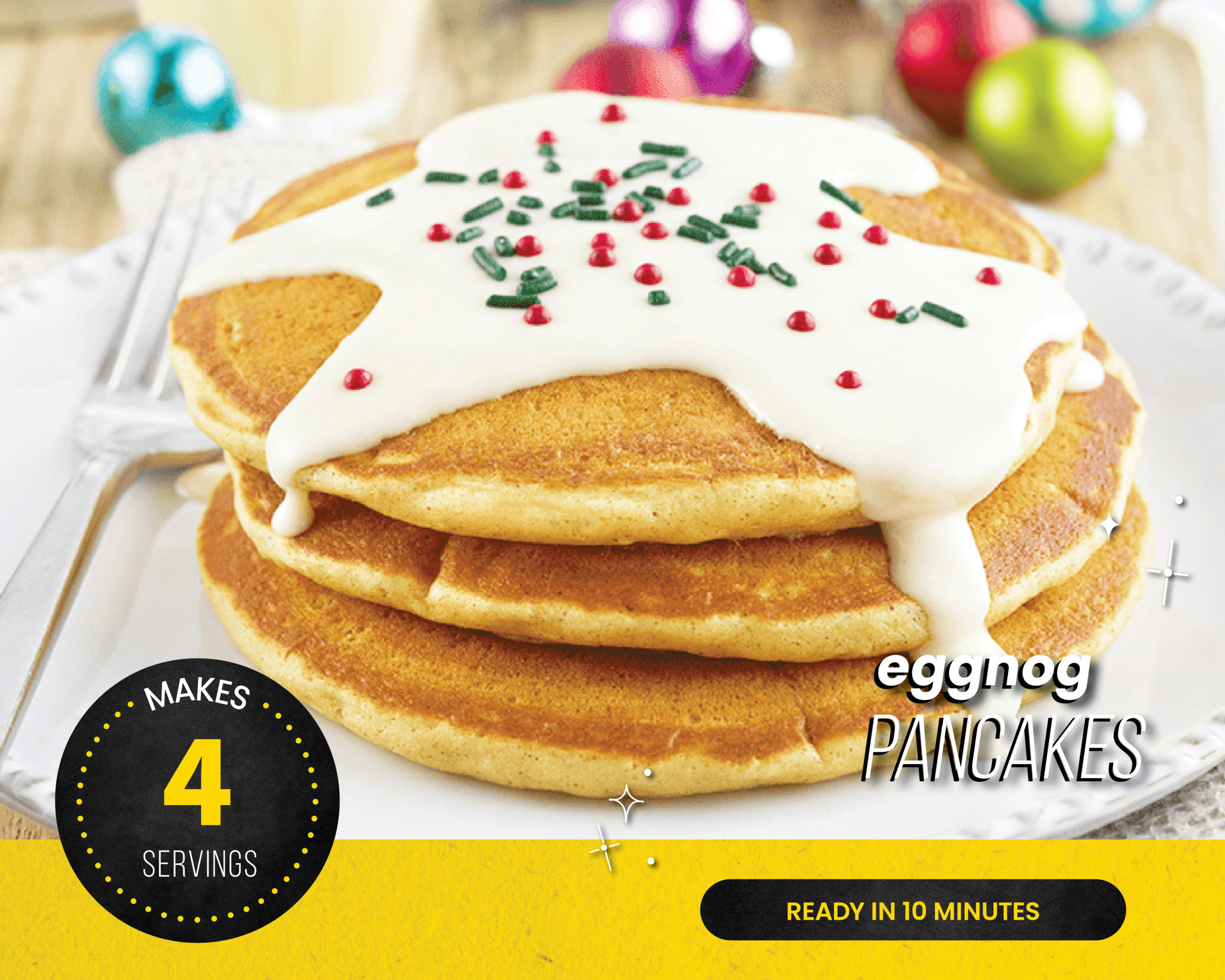 Pearl Milling Company Eggnog Pancakes