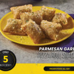 Parmesan Garlic Pizza Rolls Snacks