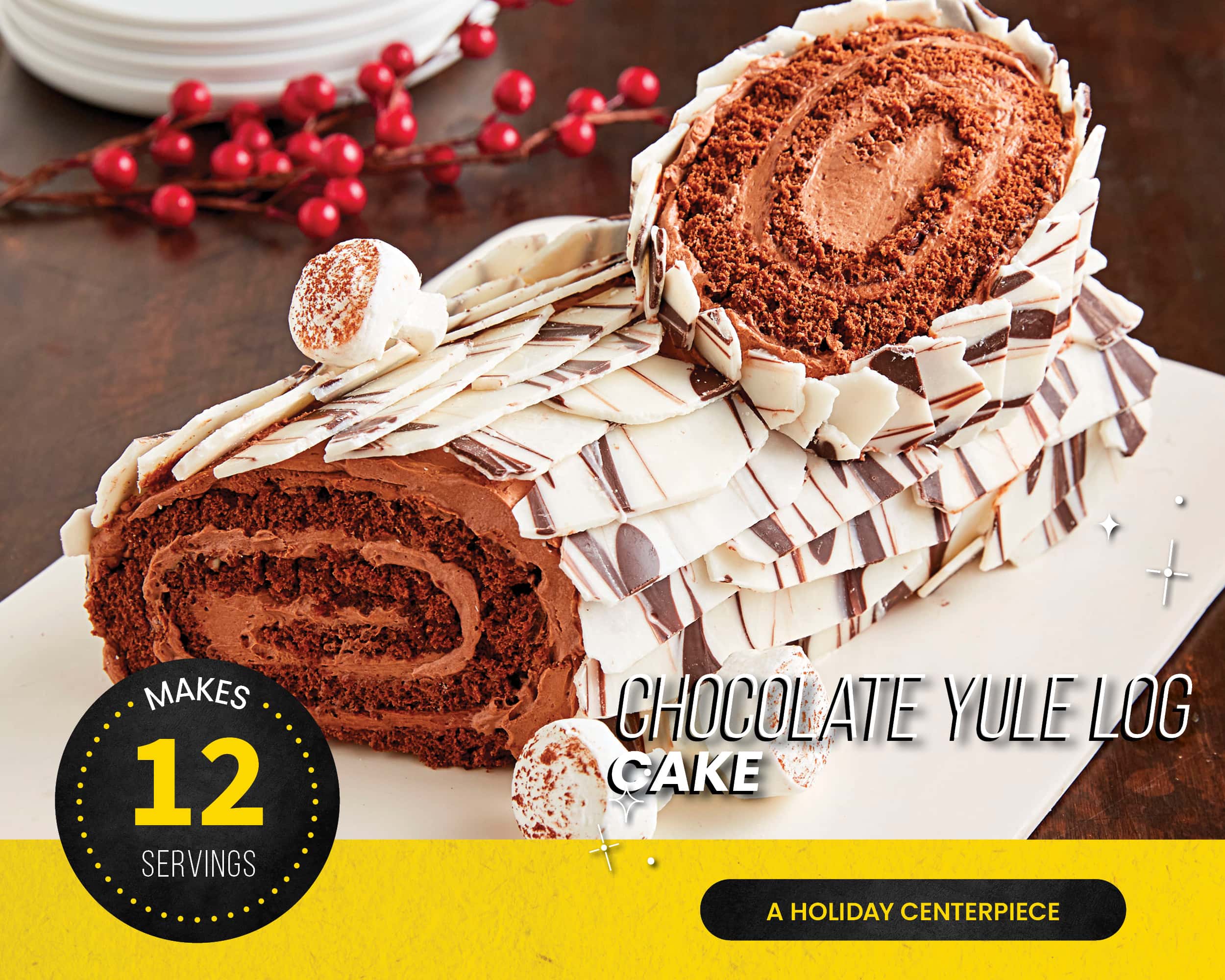 The Flavor Corner Presents: Chocolate Yule Log by Kraft